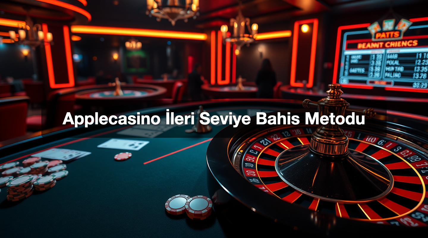 Applecasino İleri Seviye Bahis Metodu